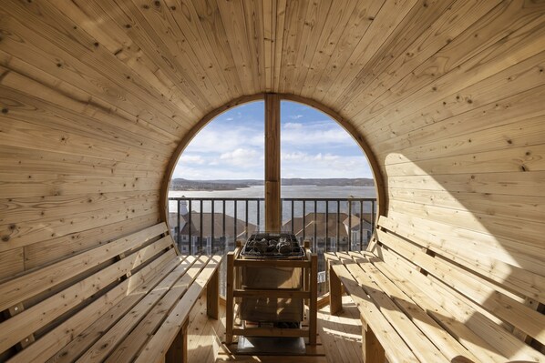 Property grounds - New 7 bdrm home (sleeps 28) w/ lake views, sauna, hot tub, & outdoor dining! (HOLLISTER)