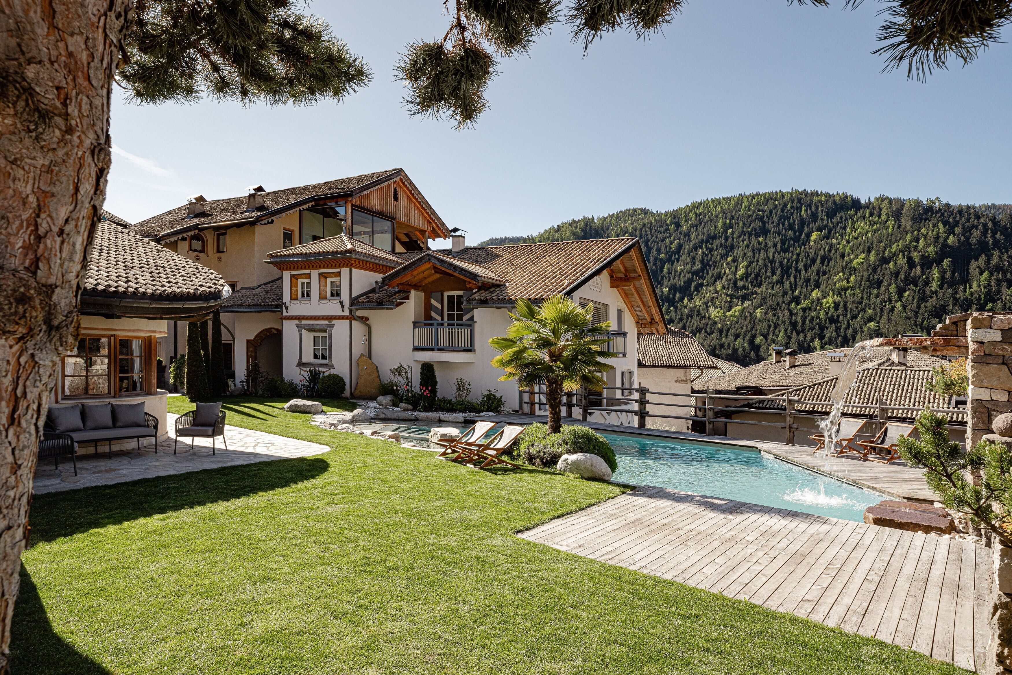 Una piscina riscaldata