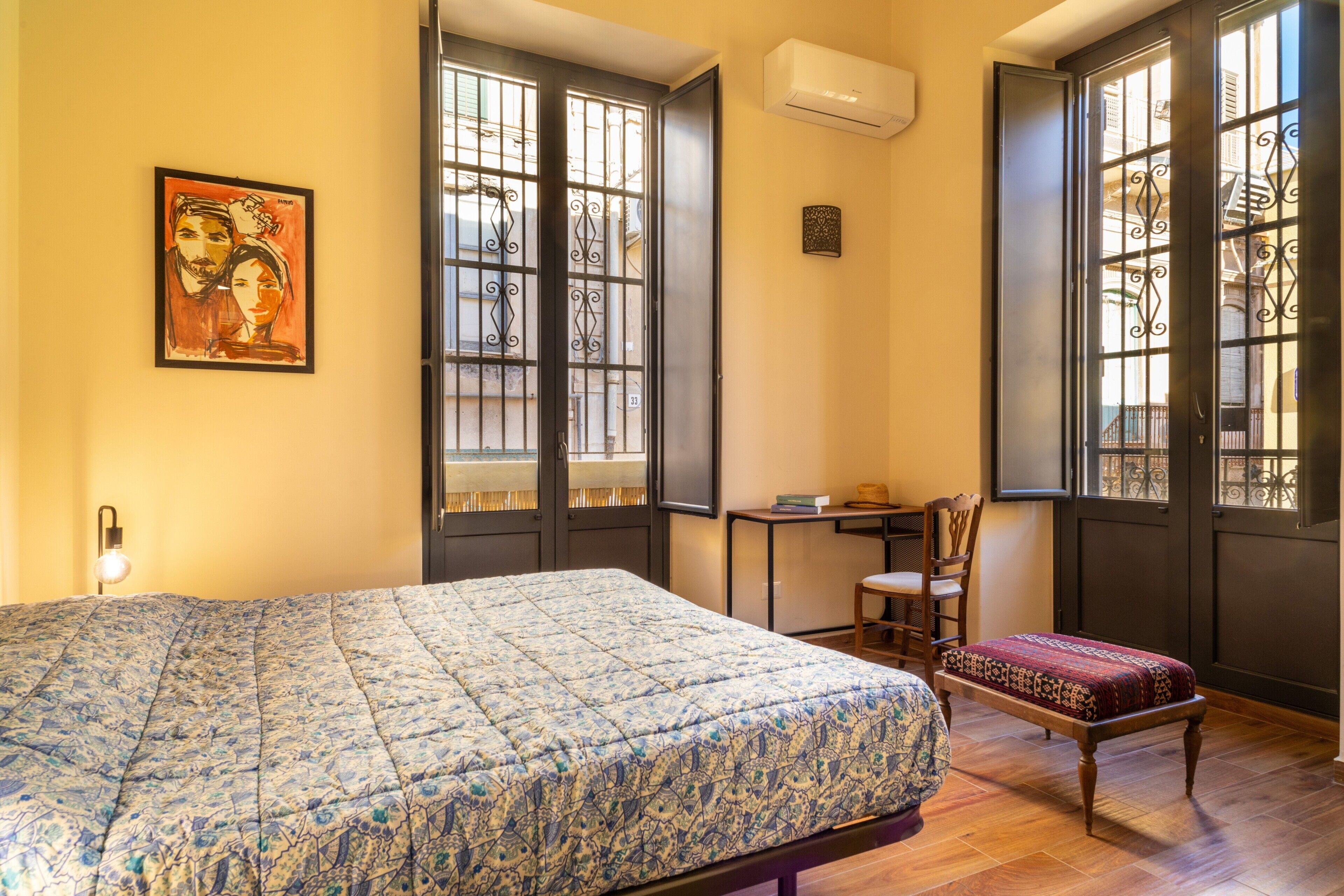 2 habitaciones, tabla de planchar con plancha y wifi gratis 