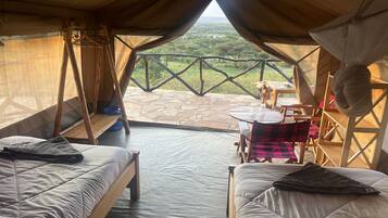 1 kamar tidur, seprai premium, dan selimut bulu angsa