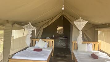 Deluxe Tent, 1 Bedroom, Valley View, Mountainside | 1 bedroom, premium bedding, down comforters, pillowtop beds