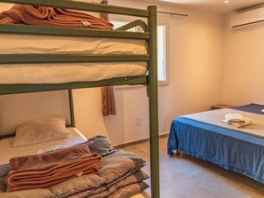 2 bedrooms, travel crib, WiFi, bed sheets