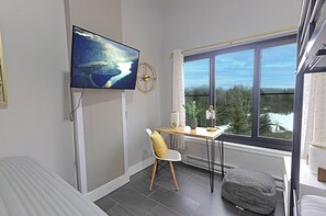 2 bedrooms, desk, travel crib, free WiFi