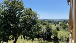 A view of a tree-lined property with a clear sky. - Maison Puyoo - Theze (THEZE)