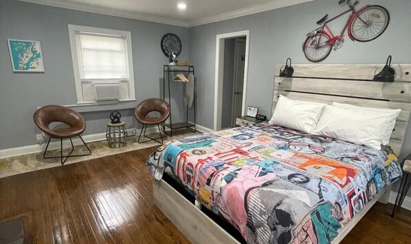 1 室のベッドルーム、アイロン / アイロン台、WiFi、ベッドシーツ