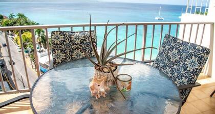 Priceless Views â Oceanfront 1-Bedroom Condo Across from Doctorâs Cave Beach