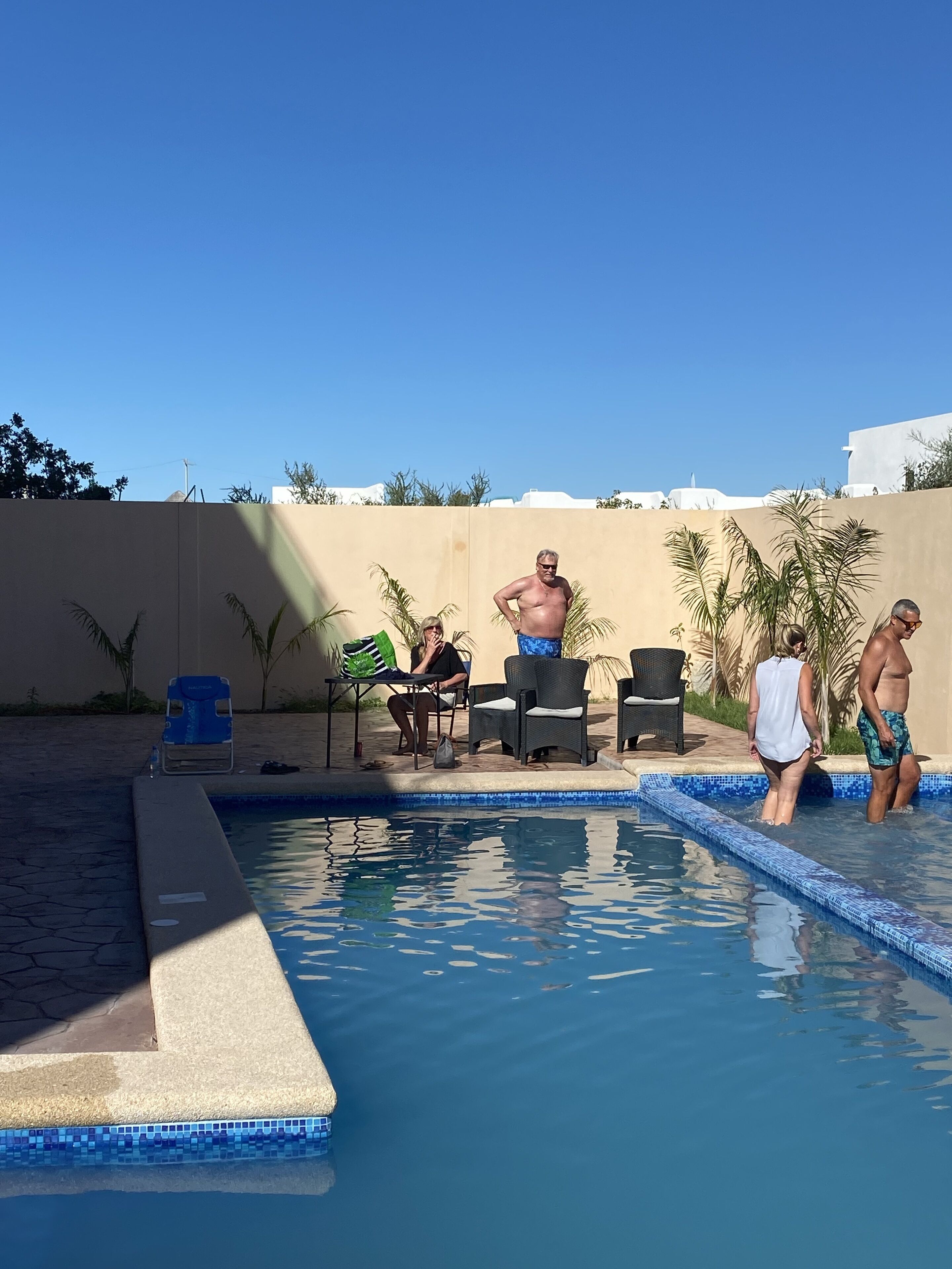 Alberca al aire libre 