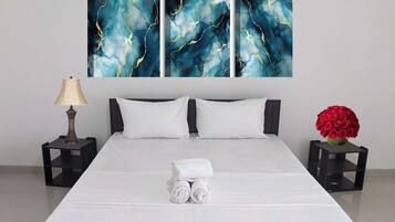 Quarto panorâmico | 1 quarto, edredons de pluma