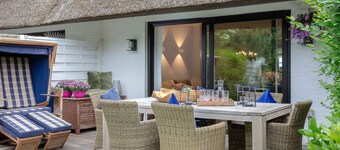 Reethüs Syltliebe - NEU 2023 - Luxuriöses Ferienhaus in Morsum mit Wunderschönem Blick in die Natur