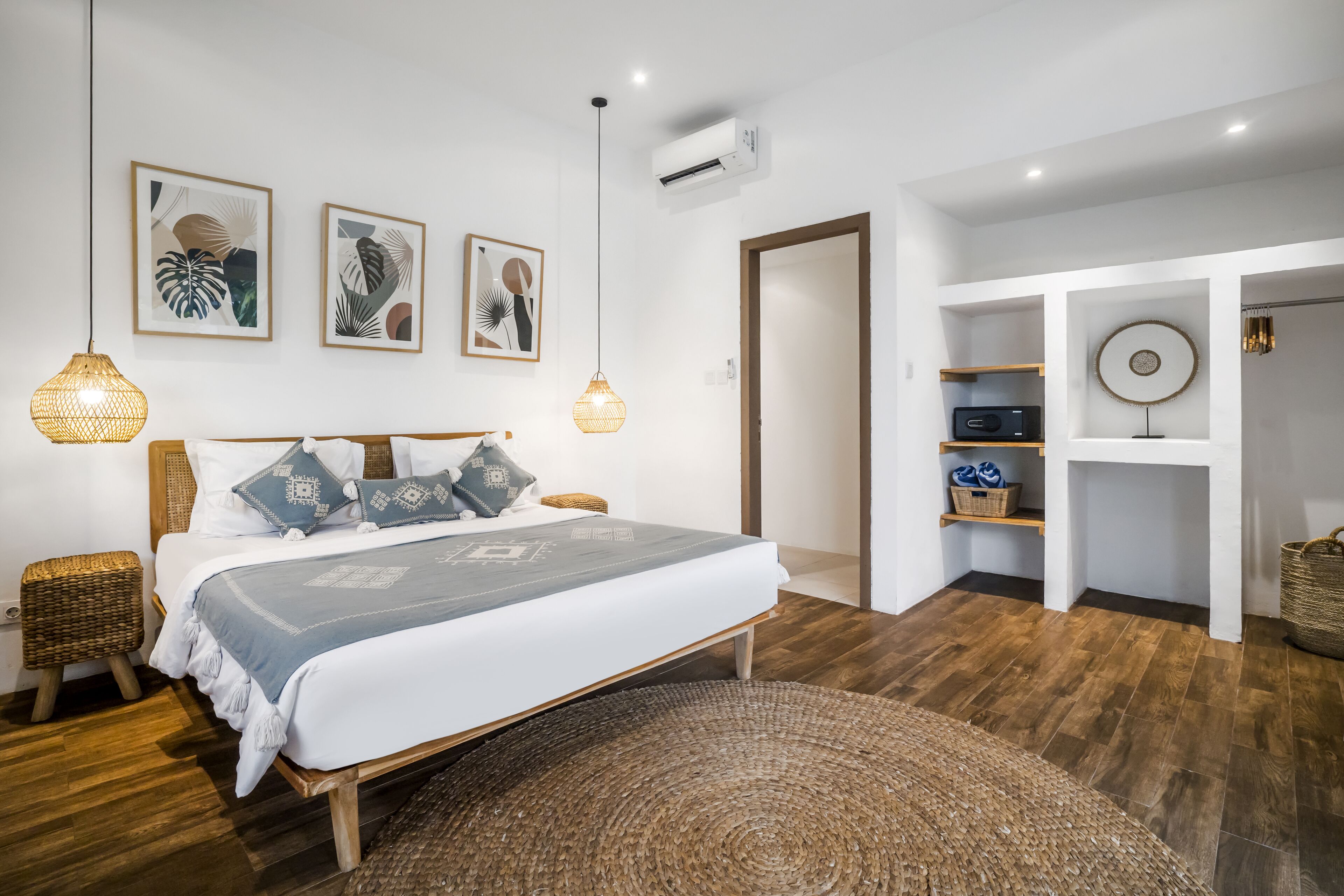 디럭스 빌라, 침실 3개, 전용 수영장, 정원 전망 | 3 개의 침실, 고급 침구, 객실 내 금고, 책상