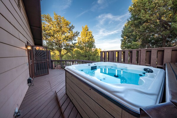 Idromassaggio all'aperto