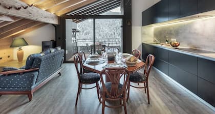 Appartement pour 6 personnes au centre de Chatel mais au calme.