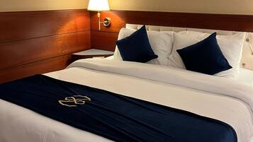 Deluxe Twin Room | Draps en coton égyptien, literie de qualité supérieure