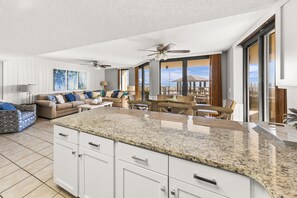 Condo, 3 Bedrooms | Private kitchen | Fridge, oven, coffee/tea maker - Phoenix Iv 4001 3 Bedroom Condo (Orange Beach)