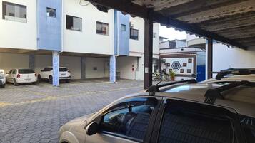 Free self parking, free valet parking