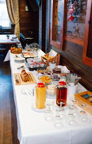 Frokostbuffé er inkludert hver dag