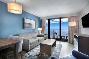 TV - Luxury Meets Coastal Living: 8th Floor Suite (Myrtle Beach)