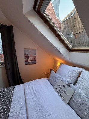 1 chambre, fer et planche Ă repasser, Wi-Fi, draps fournis