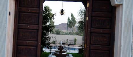 Entrada de la propiedad