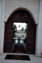 Entrada de la propiedad