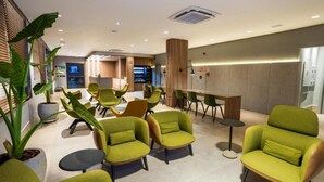 Sitteområde i lobbyen