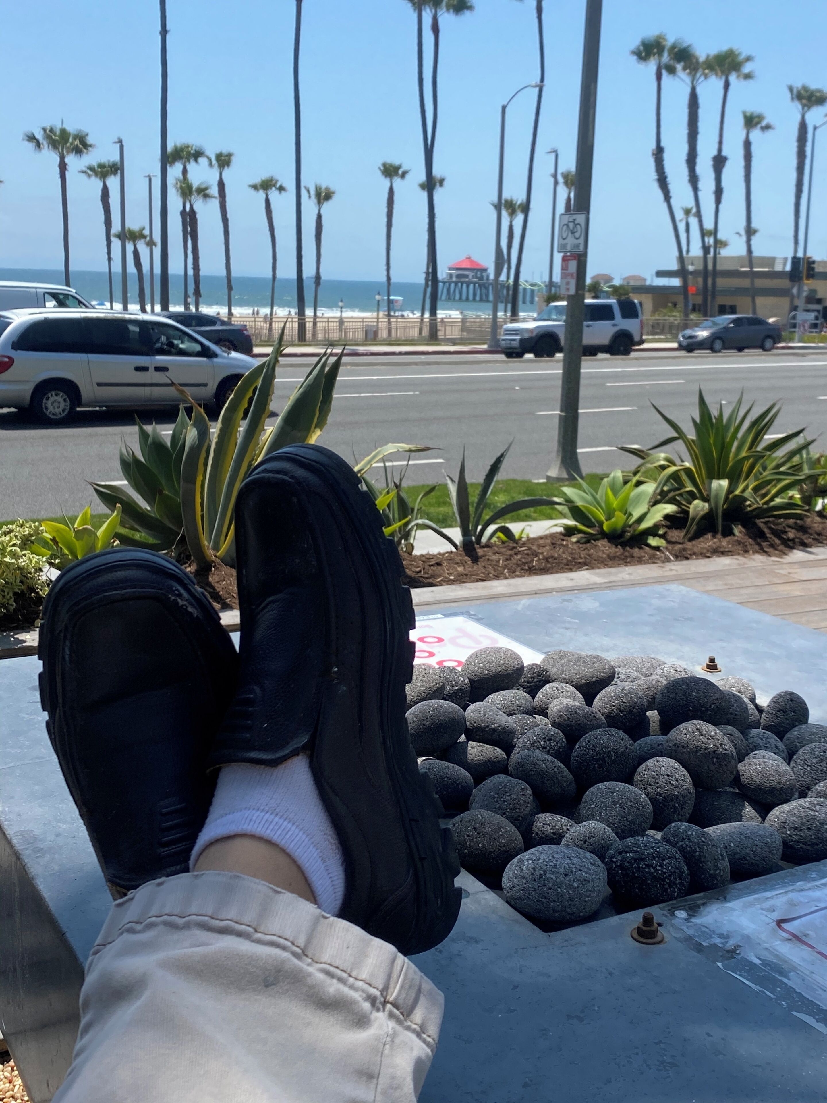 Parkplätze auf dem Gelände