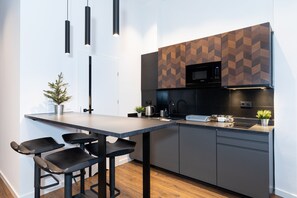 Private kitchen - Rainbow Apartments luxurious and comfortable accommodation in the Old Town
(Kraków (Kraków-Sródmiescie))