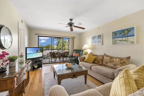 Heaven on Fort Myers Beach.  A quaint condo with Tommy Bahama like look.