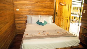 Standard Double Room, 1 Double Bed, Terrace, Beach View | WiFi (free), bed sheets