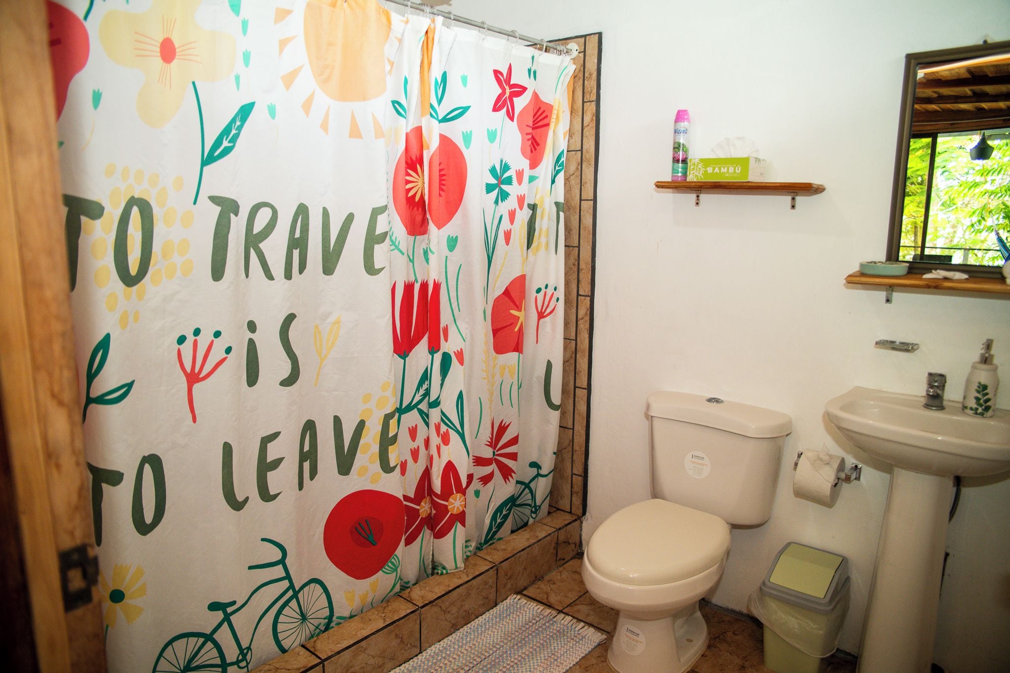 Standard Triple Room, Terrace, Beach View | Bathroom