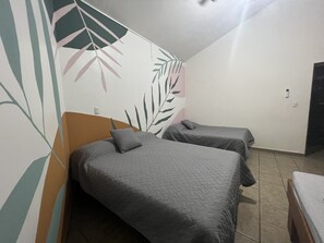 1 室のベッドルーム、WiFi (無料)、ベッドシーツ