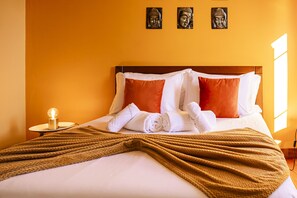 1 habitación, tabla de planchar con plancha, wifi y ropa de cama 