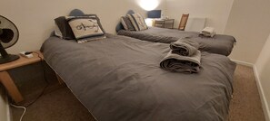 Desk, laptop workspace, iron/ironing board, free WiFi