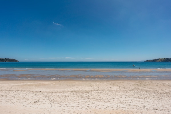 On the beach