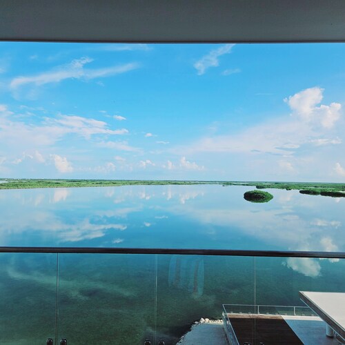 A view of paradise right outside the door!