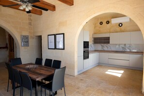 Dining - Villa Nirvana, 4 bedroom holiday home with large deck and pool (Qala)