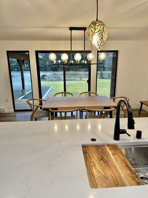 Dining - The Sapling -  hot tub, outdoor fireplace & grill close to airport, shopping (Juneau)