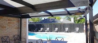 Heated private pool at The Stafford Oasis!