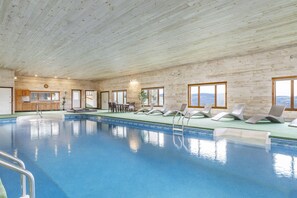 Indoor pool, a heated pool