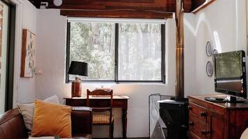 Télévision, cheminée