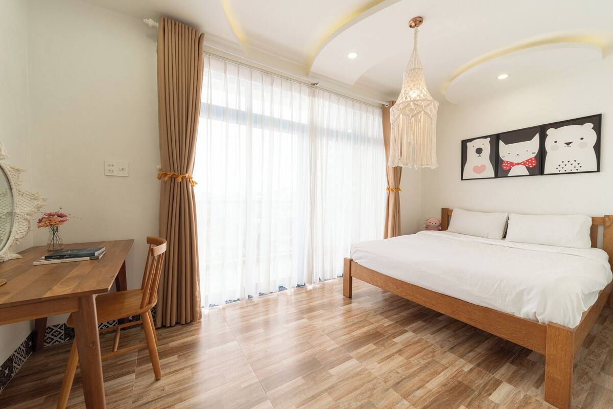Deluxe Double Room, 1 Queen Bed, Pool View | In-room safe, desk, iron/ironing board (on request), WiFi (free)