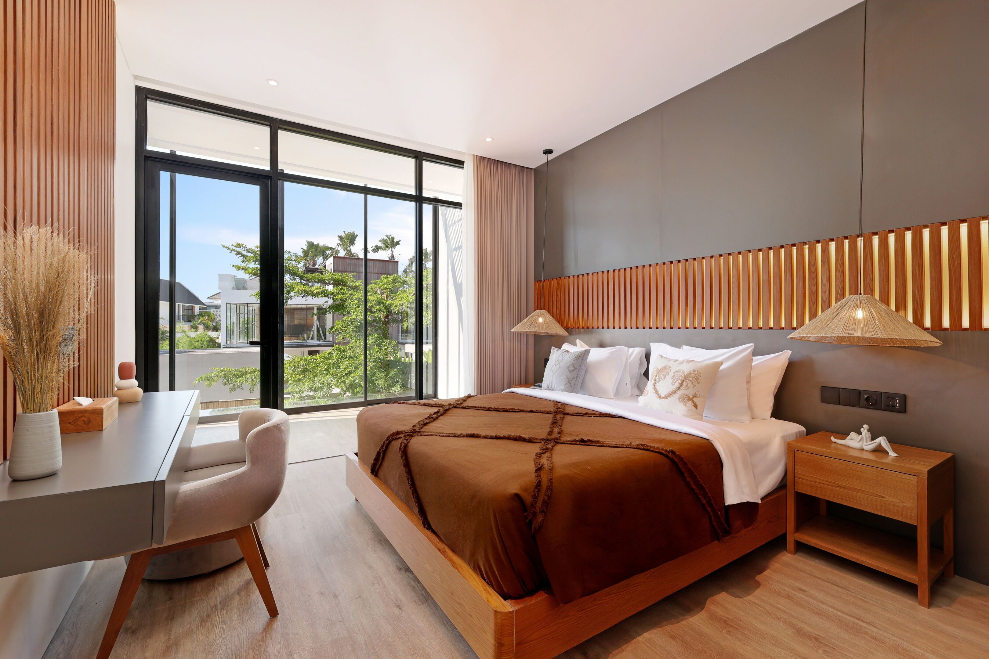 Villa Deluxe | Biancheria da letto di alta qualità, una cassaforte in camera