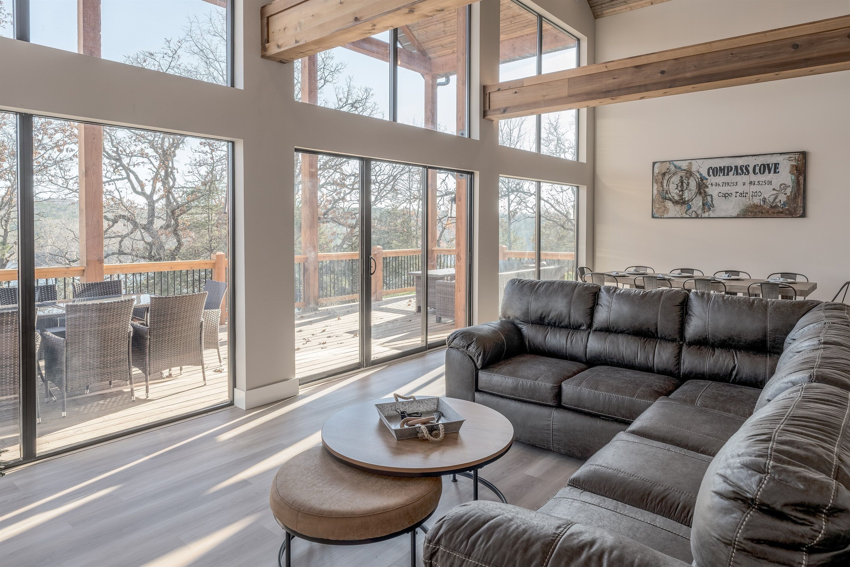 TV connectée, cheminée