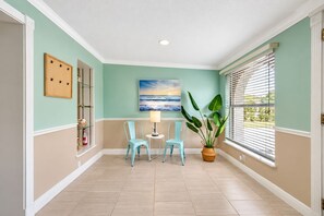 This additional seating area is a delightful extension of the warm hospitality that awaits you.