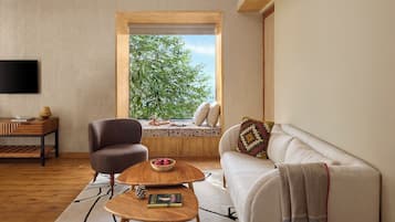 Suite, 1 King Bed (Cottage) | Premium bedding, minibar, in-room safe, desk