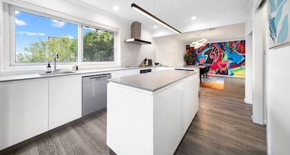 4-Bed Family Home with Spacious Backyard and BBQ