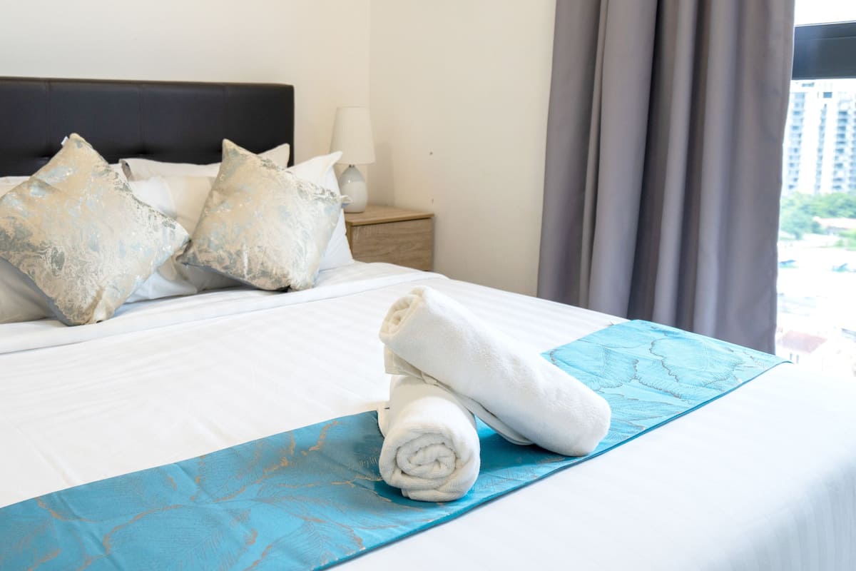 Departamento familiar | 2 habitaciones, escritorio, tabla de planchar con plancha y wifi gratis