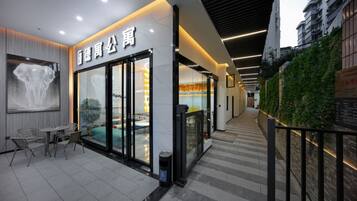 Front of property - evening/night