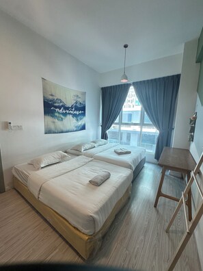 Family Apartment | Individually decorated, desk, blackout drapes, soundproofing - Greenage at Sutera Avenue Kota Kinabalu (Kota Kinabalu)