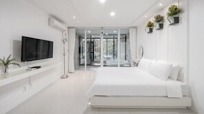 Habitación básica, 1 habitación (J102) | 1 dormitorio y wifi gratis